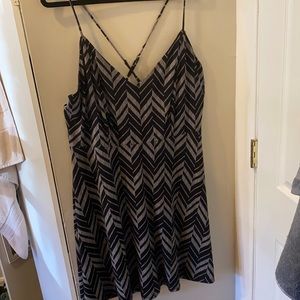 F21 PLUS Black and White Strappy Dress NWT!